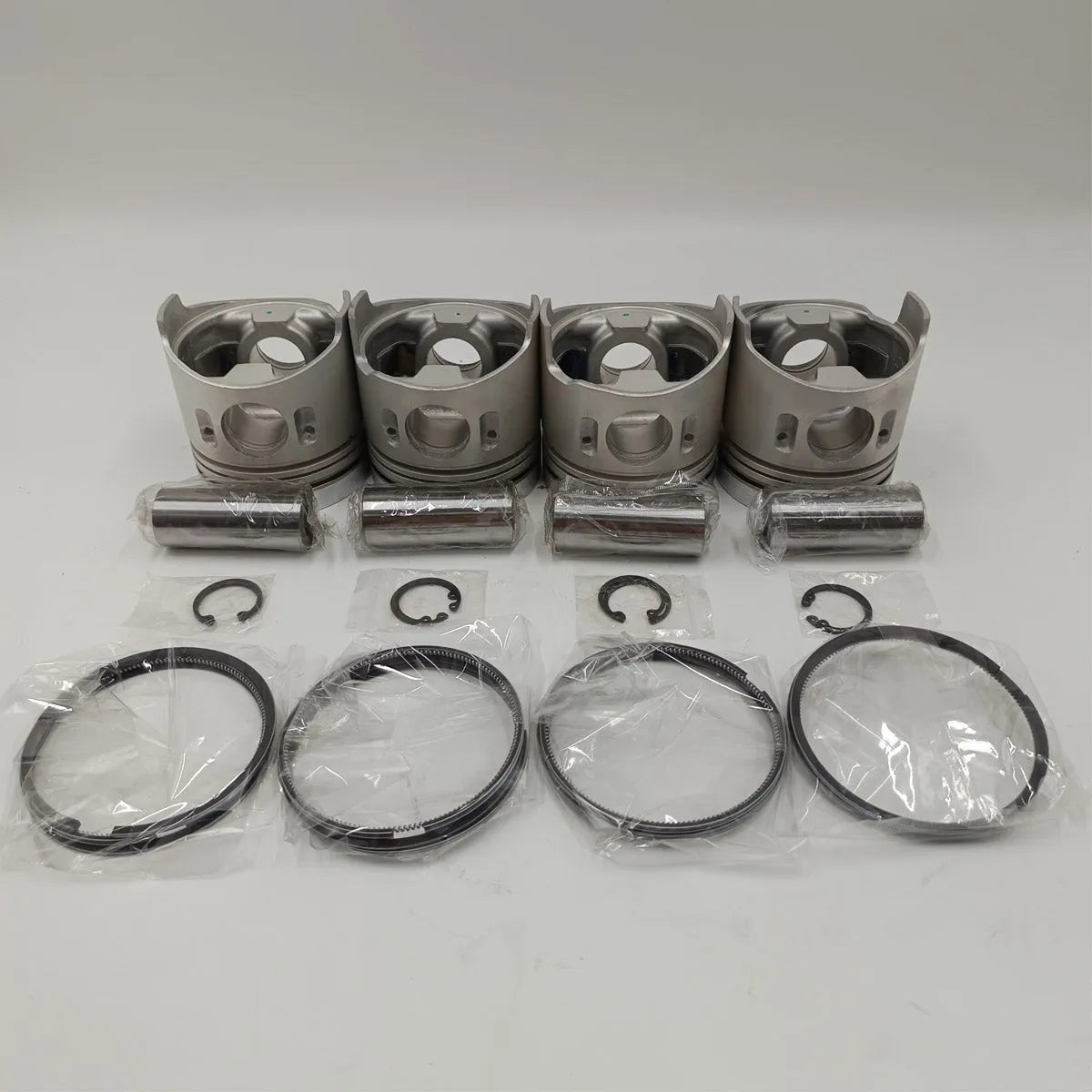 New 4 Sets STD Piston Kit With Ring ME016895 Fit For Mitsubishi 4D33 Engine 108MM-BeeSpareParts