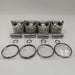 New 4 Sets STD Piston Kit With Ring ME016895 Fit For Mitsubishi 4D33 Engine 108MM-BeeSpareParts