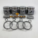 New 4 Sets STD Piston Kit With Ring ME018825 Fit For Mitsubishi 4D35 Engine 110MM-BeeSpareParts