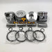 New 4 Sets STD Piston Kit With Ring ME018825 Fit For Mitsubishi 4D35 Engine 110MM-BeeSpareParts