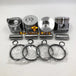 New 4 Sets STD Piston Kit With Ring ME018825 Fit For Mitsubishi 4D35 Engine 110MM-BeeSpareParts
