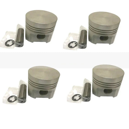 New 4PCS 19274-21110 Piston STD For Kubota D1402 V1902 85MM-Replacement Aftermarket Parts