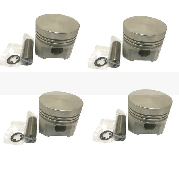 New 4PCS 19274-21110 Piston STD For Kubota D1402 V1902 85MM-Replacement Aftermarket Parts