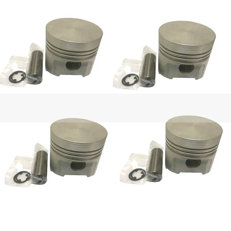 New 4PCS 19274-21110 Piston STD For Kubota D1402 V1902 85MM-Replacement Aftermarket Parts