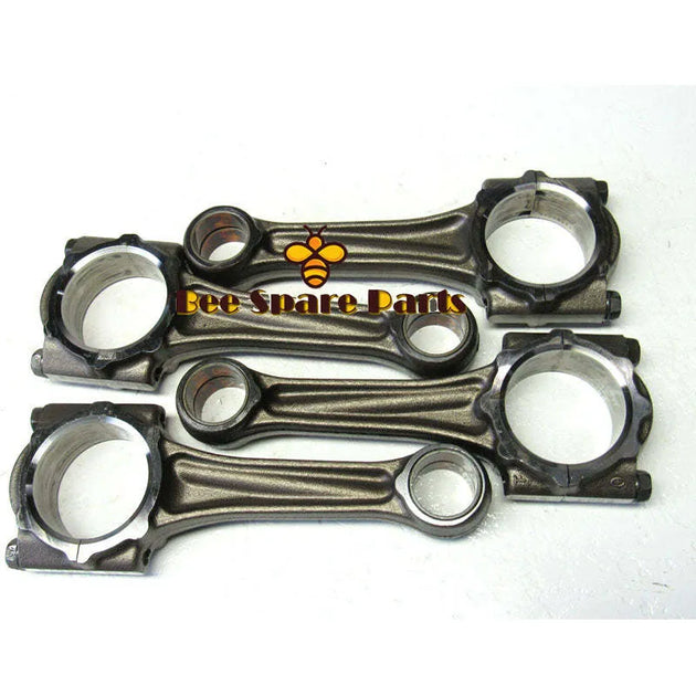 New 4pcs Connecting Rod Con-Rod 1J700-22010 for Kubota V2607 V2607-BY1077-Replacement Aftermarket Parts