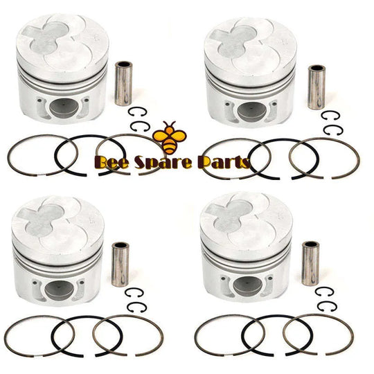 New 6 Sets STD Piston Kit With Ring 12010-31N02 Fit For Nissan TD42 Engine 96MM-Piston Kit-BeeSpareParts