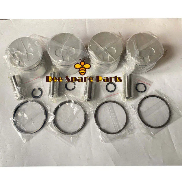 New 6 Sets STD Piston Kit With Ring 12010-6T000 Fit For Nissan TD42 Engine 96MM-Piston Kit-BeeSpareParts
