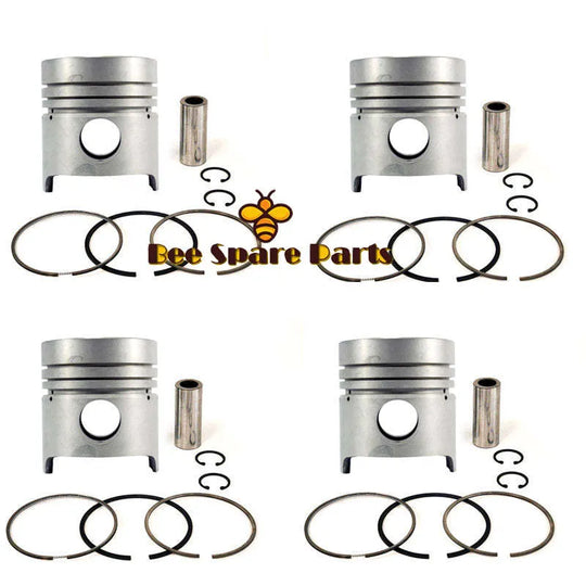 New 6 Sets STD Piston Kit With Ring 12010-Z5600 Fit For Nissan FD6 Engine 100MM-Piston Kit-BeeSpareParts