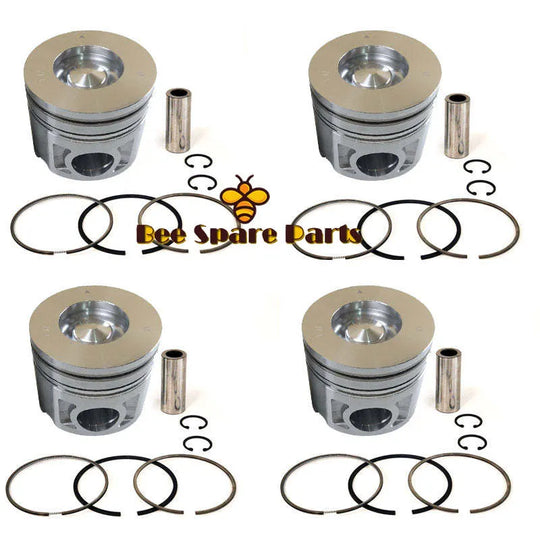 New 6 Sets STD Piston Kit With Ring 12011-Z5507 Fit For Nissan FE6T Engine 108MM-Piston Kit-BeeSpareParts