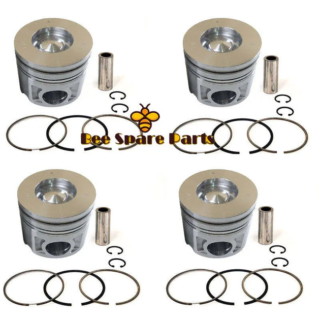 New 6 Sets STD Piston Kit With Ring 12011-Z5507 Fit For Nissan FE6T Engine 108MM-Piston Kit-BeeSpareParts