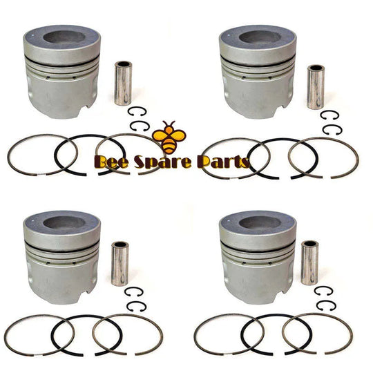 New 6 Sets STD Piston Kit With Ring 12011-Z5768 Fit For Nissan FE6T Engine 108MM-Piston Kit-BeeSpareParts