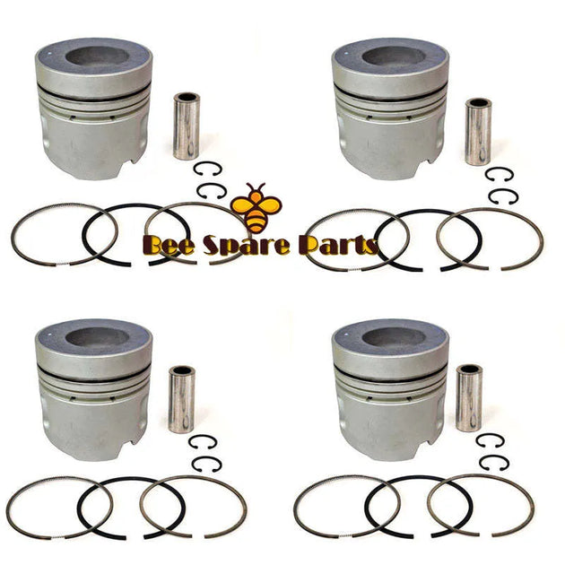 New 6 Sets STD Piston Kit With Ring 12011-Z5768 Fit For Nissan FE6T Engine 108MM-Piston Kit-BeeSpareParts