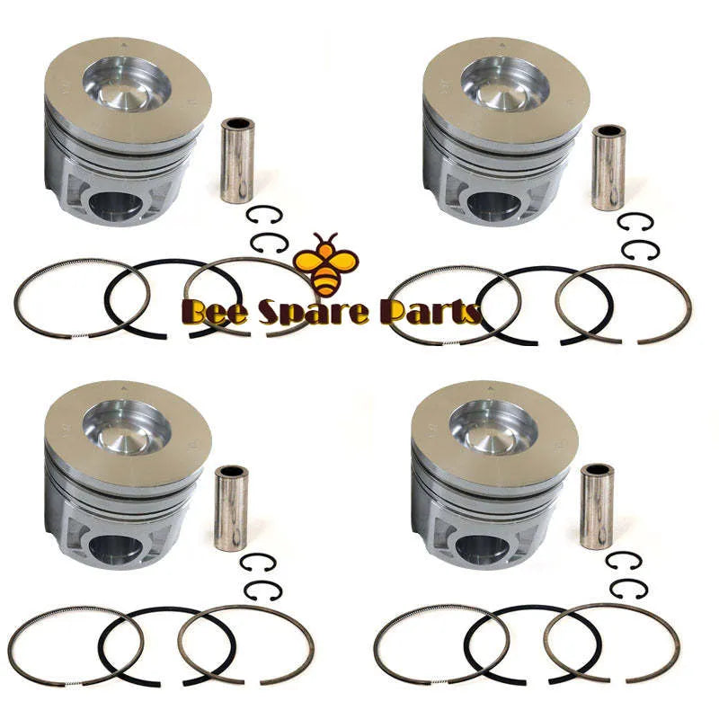 New 6 Sets STD Piston Kit With Ring 12011-Z5801 Fit For Nissan FE6 Engine 108MM-Piston Kit-BeeSpareParts