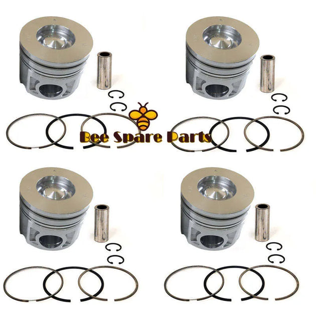 New 6 Sets STD Piston Kit With Ring 12011-Z5801 Fit For Nissan FE6 Engine 108MM-Piston Kit-BeeSpareParts