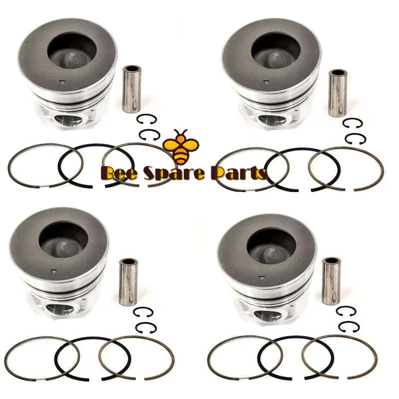 New 6 Sets STD Piston Kit With Ring 12013-Z5572 Fit For Nissan FE6T Engine 108MM-Piston Kit-BeeSpareParts