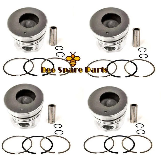 New 6 Sets STD Piston Kit With Ring 12013-Z5572 Fit For Nissan FE6T Engine 108MM-Piston Kit-BeeSpareParts
