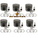 New 6 Sets STD Piston Kit With Ring 238-2698 Fit For Caterpillar C7 Engine 110MM-Replacement Aftermarket Parts