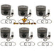 New 6 Sets STD Piston Kit With Ring 238-2698 Fit For Caterpillar C7 Engine 110MM-Replacement Aftermarket Parts