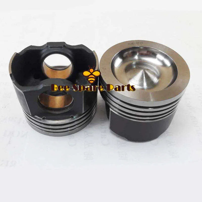 New 6 Sets STD Piston Kit With Ring 238-2720 Fit For Caterpillar C7 Engine 110MM-Replacement Aftermarket Parts