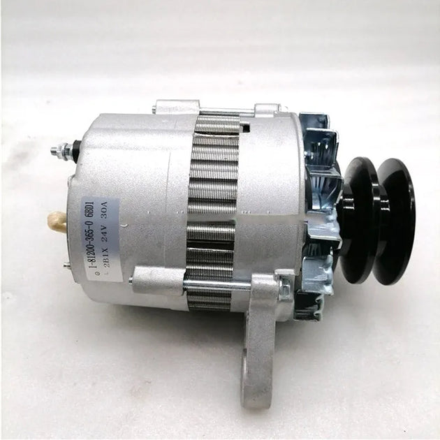NEW ALTERNATOR 24V 0-33000-6000 1812003650 0330006000 For Hitachi Excavator EX200-1 Isuzu engine 6BD1 1-81200-365-0 FLYERSAUTO-Replacement Aftermarket Parts