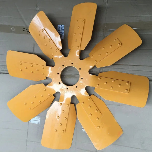 New Engine Part C9 Fan Blade For Caterpillar E336D Excavator Engine-Replacement Aftermarket Parts