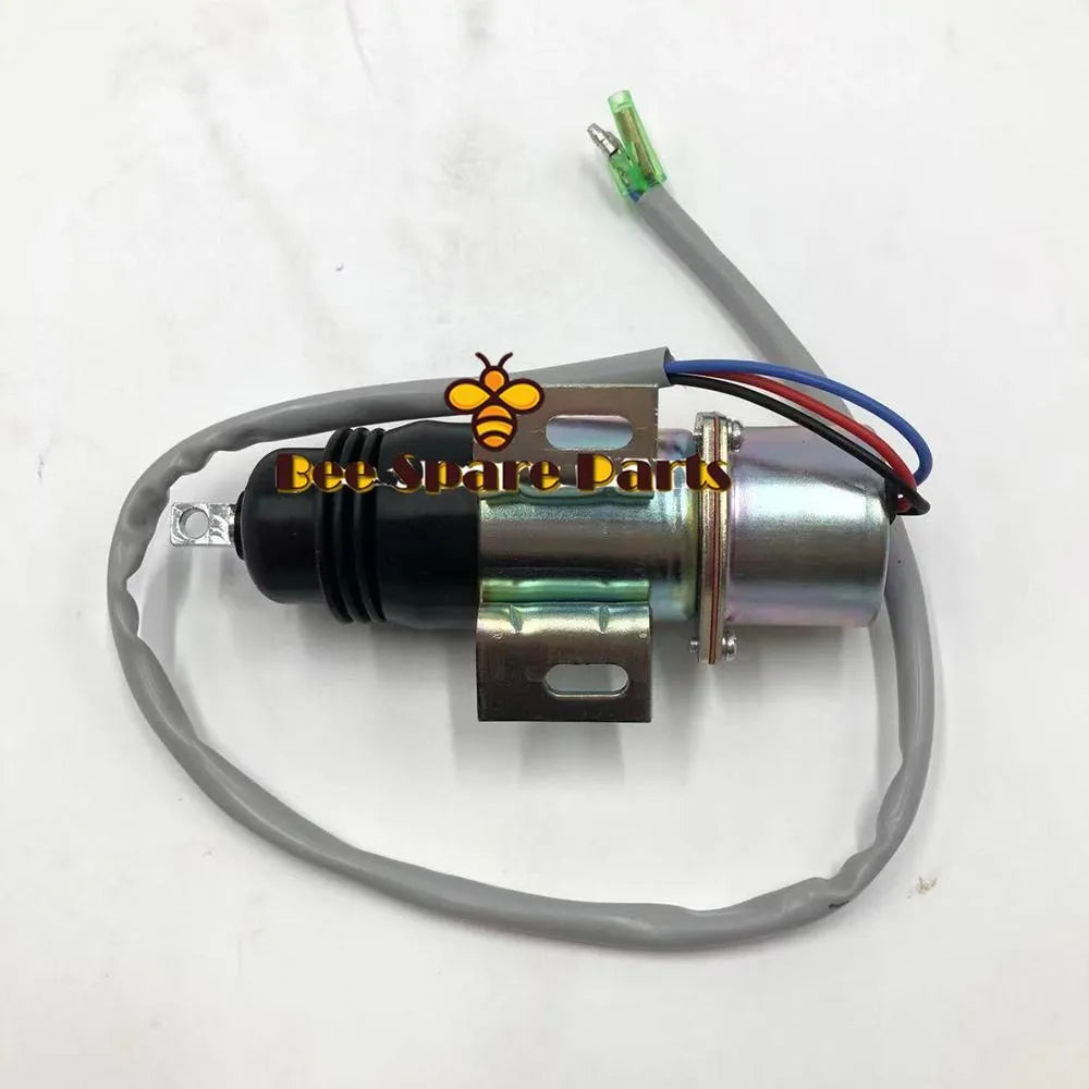 New Engine Stop Solenoid 716/30153 for JCB Construction 8052 8060 12V-BeeSpareParts