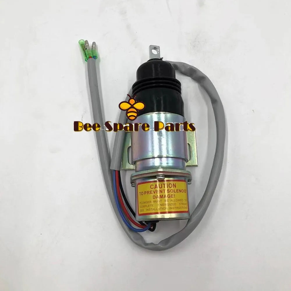 New Engine Stop Solenoid 716/30153 for JCB Construction 8052 8060 12V-BeeSpareParts