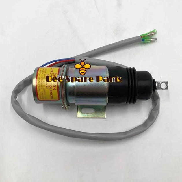New Engine Stop Solenoid 716/30153 for JCB Construction 8052 8060 12V-BeeSpareParts