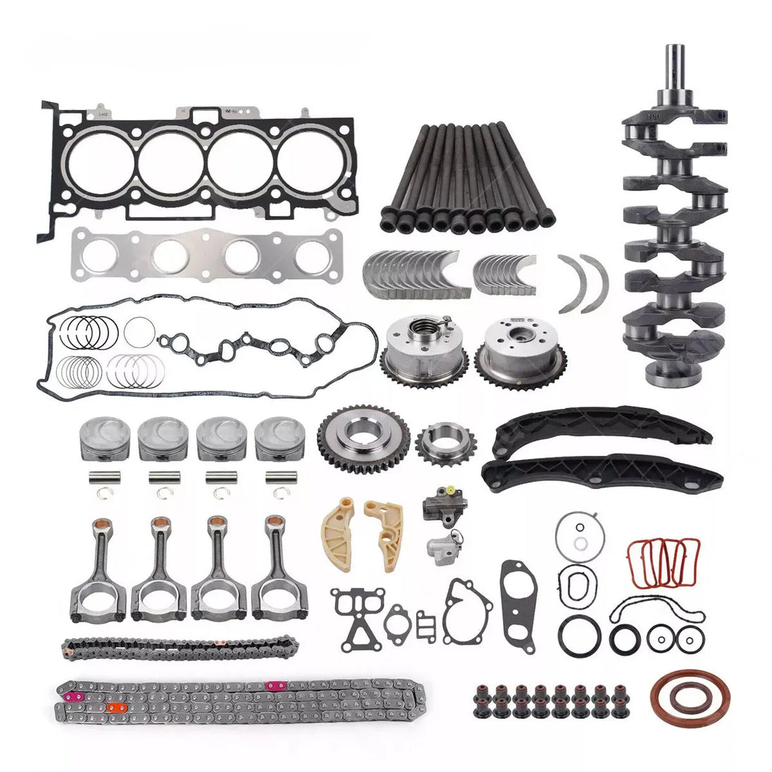 New For Hyundai Kia 2.4L G4KJ Engine Rebuild Overhaul Kits Crankshaft/Con Rods-Replacement Aftermarket Parts