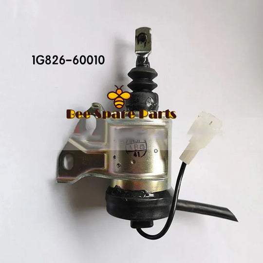 New Fuel Shutoff Soleniod Valve 1G826-60010 1G82660010 for Kubota D782 Engine-Replacement Aftermarket Parts