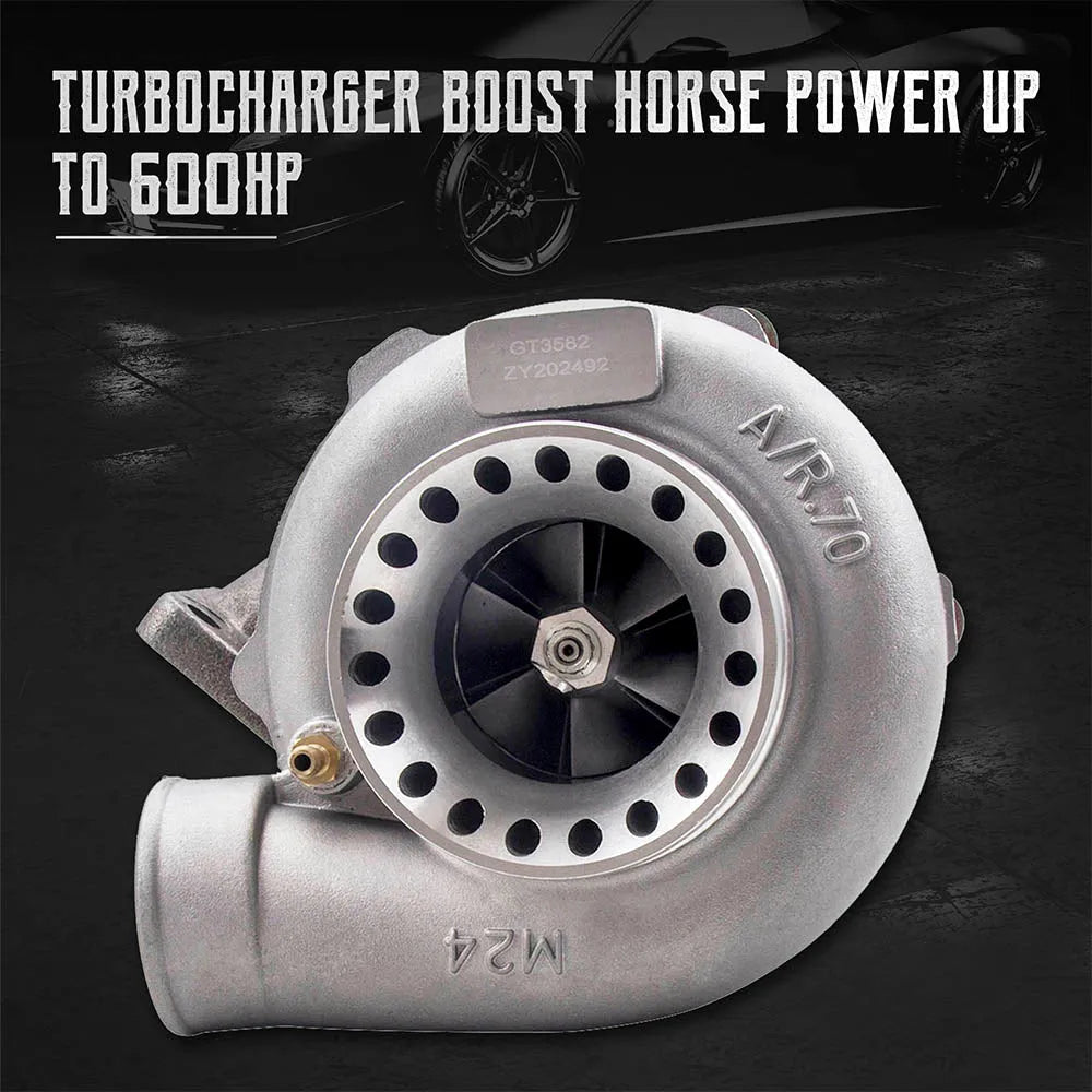 New GT3582 Turbo Anti Surge Com AR.70 AR.63 Water Cold For 2.5L-6.0L engine Turbocharger compressor Turbine-Replacement Aftermarket Parts