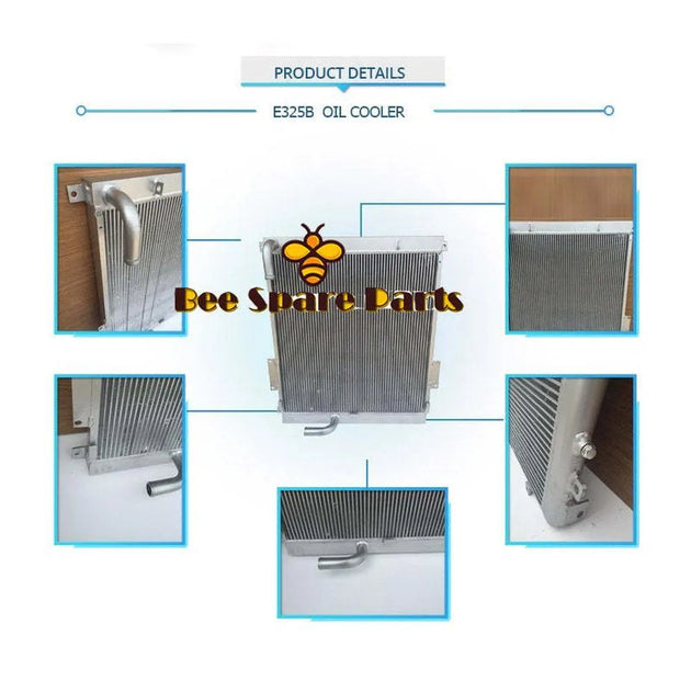 New Oil Cooler For Caterpillar E325B Hydraulic Excavator-Replacement Aftermarket Parts