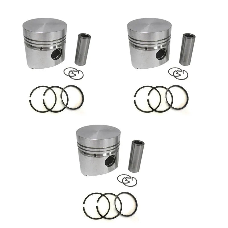 New Piston Set 15261-21110 STD 67mm for Kubota D722 Engine Z482-Replacement Aftermarket Parts