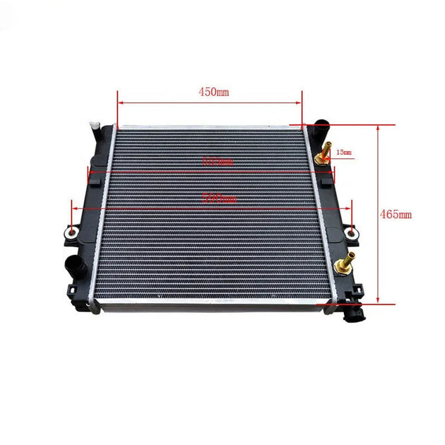 New Radiator 91E01-00010 For Mitsubishi Forklift FG15-30 NT S4S K15 K21 K25-BeeSpareParts