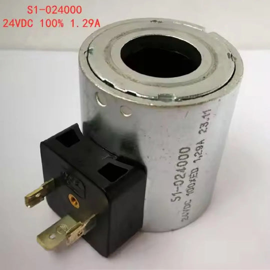 New Solenoid Valve Coil S1-024000 24VDC For Parker 028000 012000 2.72 1.15 1.29A-BeeSpareParts