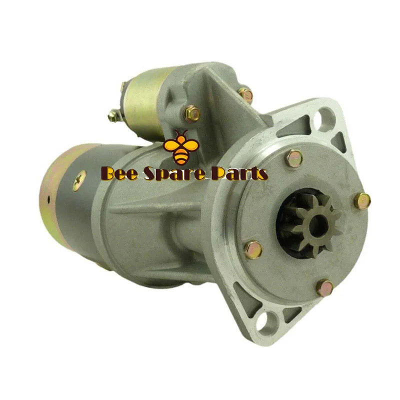 New Starter 123900-77010 S13-160 Fits Yanmar 4TNE102 4TNE106 WA90-3 19697-BeeSpareParts