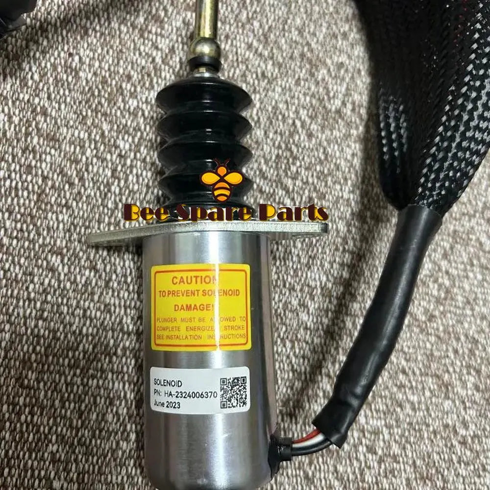 New Stop Solenoid 12V 2324006370 for Haulotte C12DX HA16SPX HA16PXNT HA20PX-BeeSpareParts
