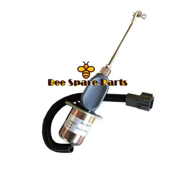 New Stop solenoid 32A87-15100 for ECOMAT Shovel Mitsubishi S4S-Z1DT61ES 12V-BeeSpareParts