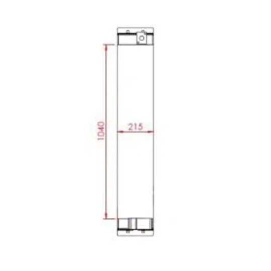 Oil Cooler 17M-03-45111 For Komatsu D275A-5 D275AX-5 Bulldozer-BeeSpareParts