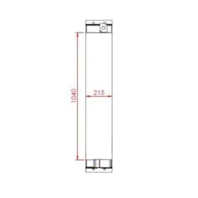 Oil Cooler 17M-03-45111 For Komatsu D275A-5 D275AX-5 Bulldozer-BeeSpareParts