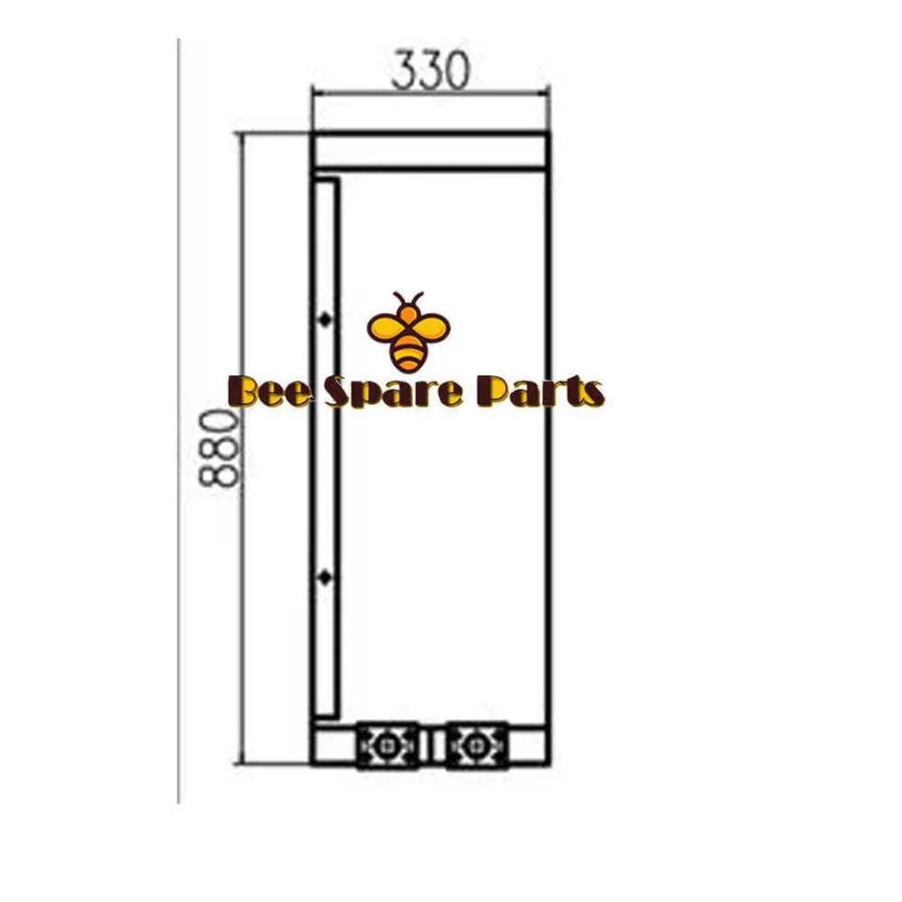 Oil Cooler VOE14573685 14573685 for Volvo Excavator EC210C EC235C-Replacement Aftermarket Parts