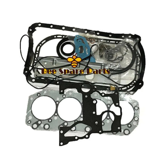 Overhaul Gasket Kit for Isuzu 4JG1 4JG1T Engine Hitachi Takeuchi Case Excavator Mustang-Replacement Aftermarket Parts