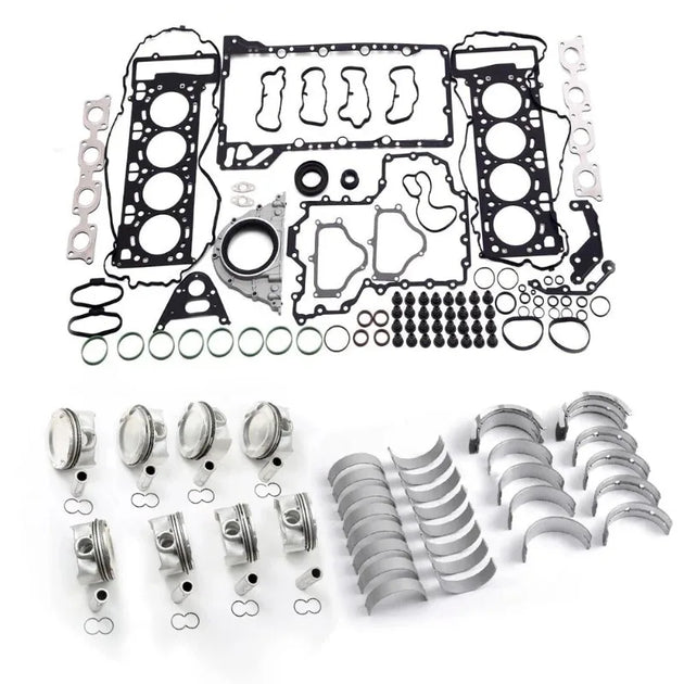 Overhaul Pistons Bearings Gaskets Kit For BMW X5 X6 M E70 E71 4.4 S63B44A Engine-BeeSpareParts