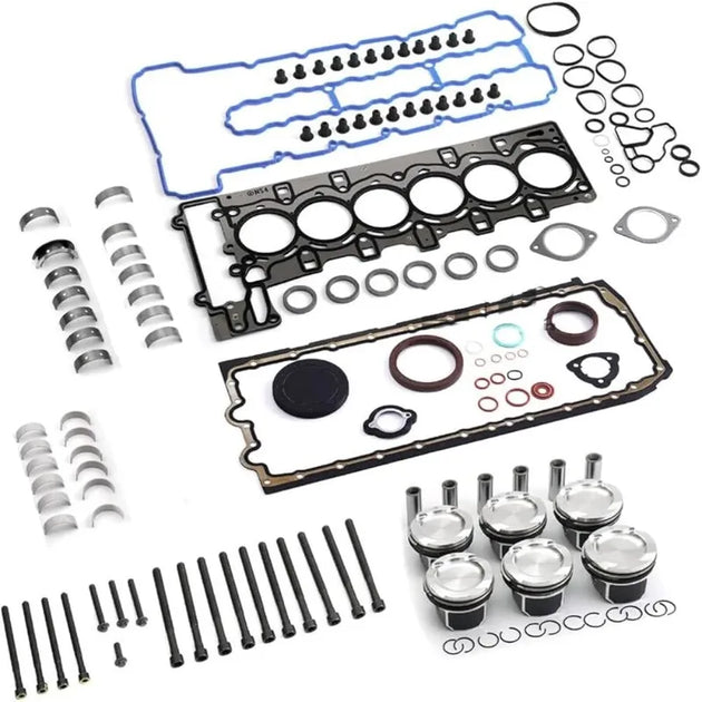Overhaul Pistons Gasket Kit For BMW 335i E90 E92 E88 E60 E71 F02 N54 3.0L Engine-BeeSpareParts