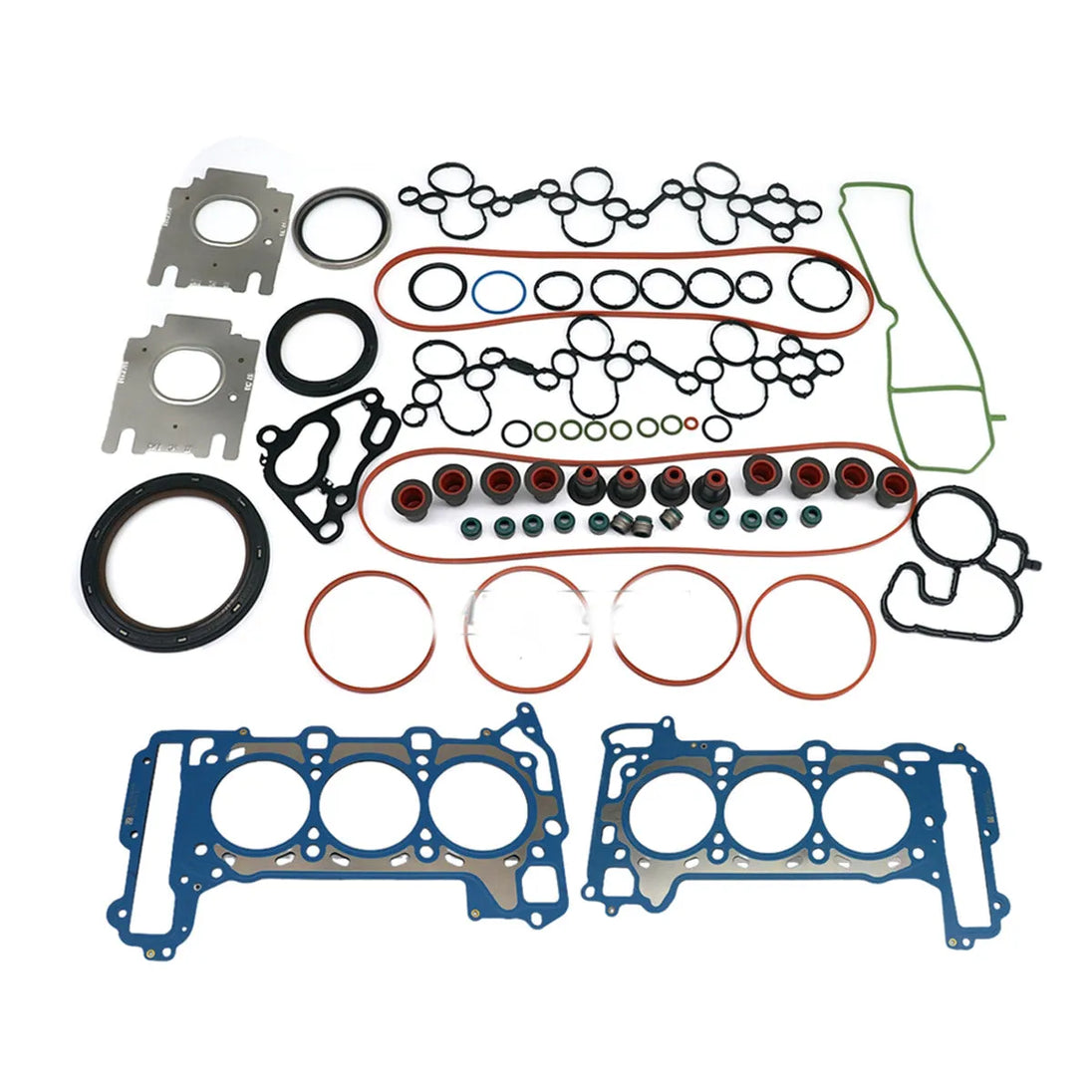Overhaul Rebuild Gaskets Seals Kit for Audi S4 S5 B9 A6 Q7 Porsche EA839 2.9 3.0-BeeSpareParts