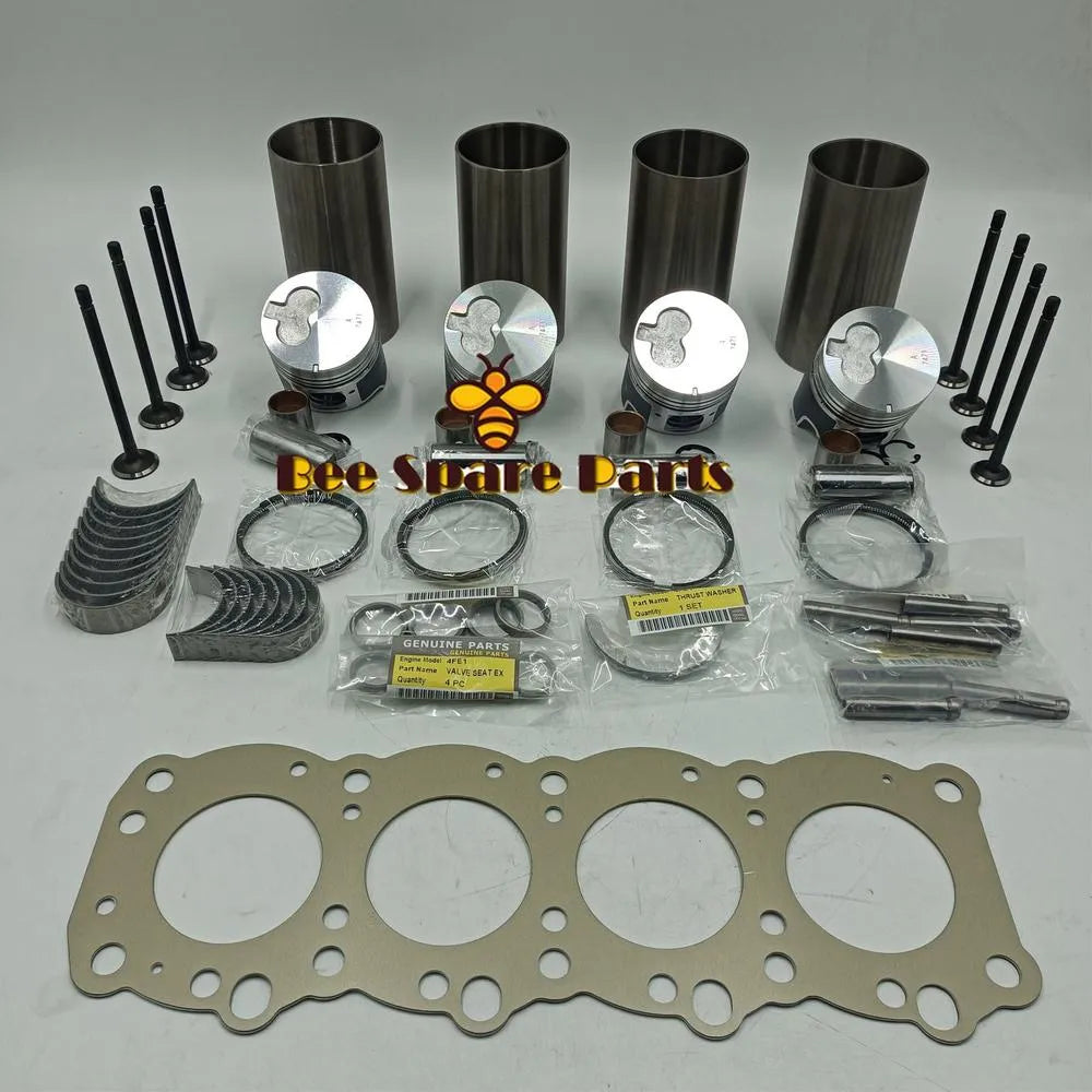 Overhaul Rebuild Kit for Isuzu 4FE1 Engine TCM Forklift Truck Generator Tractor-Replacement Aftermarket Parts