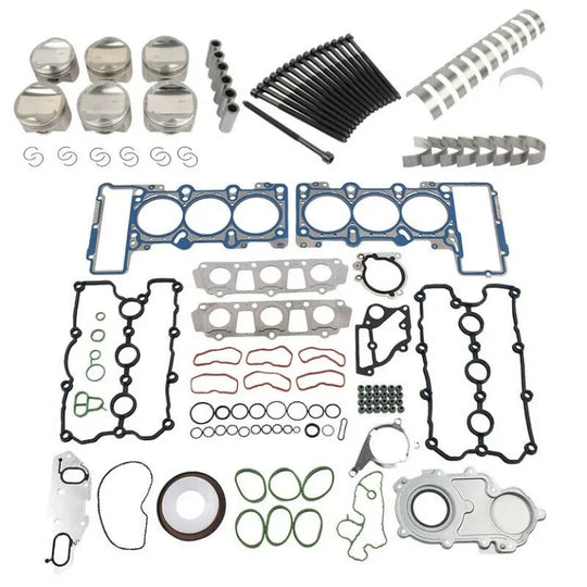 Overhaul Rebuild Piston Kit For Audi A6 A7 A8 Q7 S4 S5 3.0T Engine-BeeSpareParts