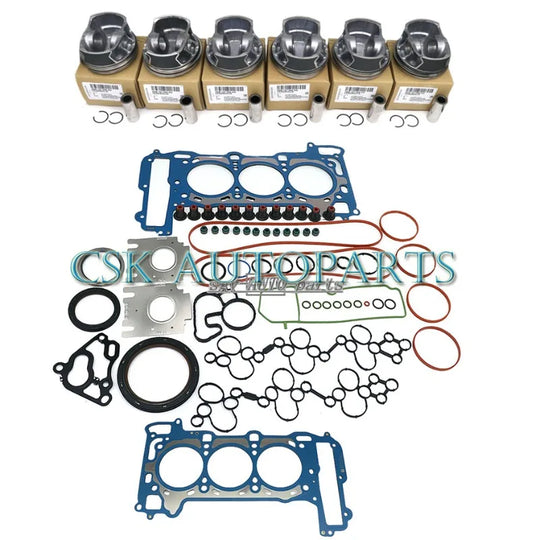 Overhaul Rebuild Piston Timing Kit For Audi A6 A7 A8 S4 S5 Q7 3.0T Engine-BeeSpareParts