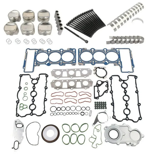 Overhaul Rebuild Pistons Gaskets Kit For Audi A6 A7 A8 S4 S5 Q7 3.0 TFSI-BeeSpareParts