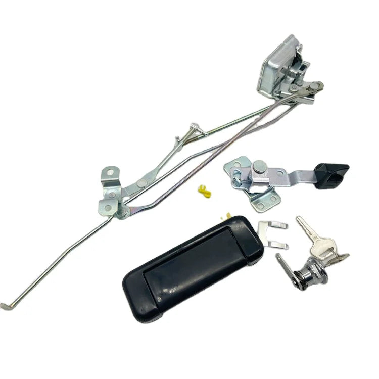 PC130 pc200 220 300 360-7 Door Lock Assembly Of Cab Outside Handle Lock Block Excavator Accessories-BeeSpareParts